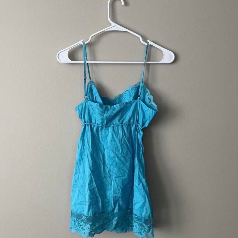 Express Women's Blue Vest - Picture 2 of 3